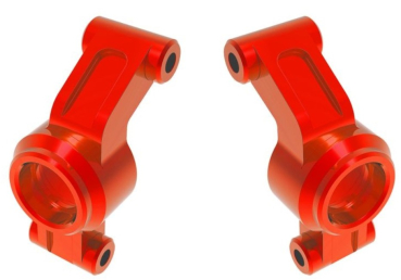 TRX10751-RED TRX Radträger MiniMaxx Heck ALU Rot links + rechts